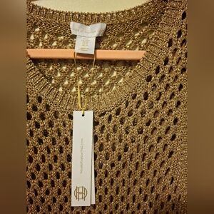 House Of Harlow 1960 Gold Knit Sweater